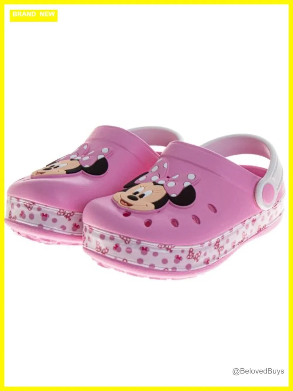 Girls Character Clog Sandals Disney Slip-On Slides Closed Toe Beach Pool